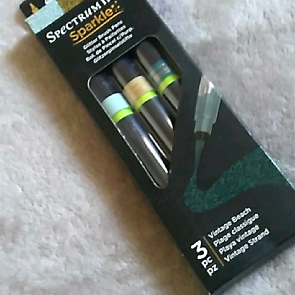 Spectrum Noir- Sparkle- Vintage Beach Brush Pens